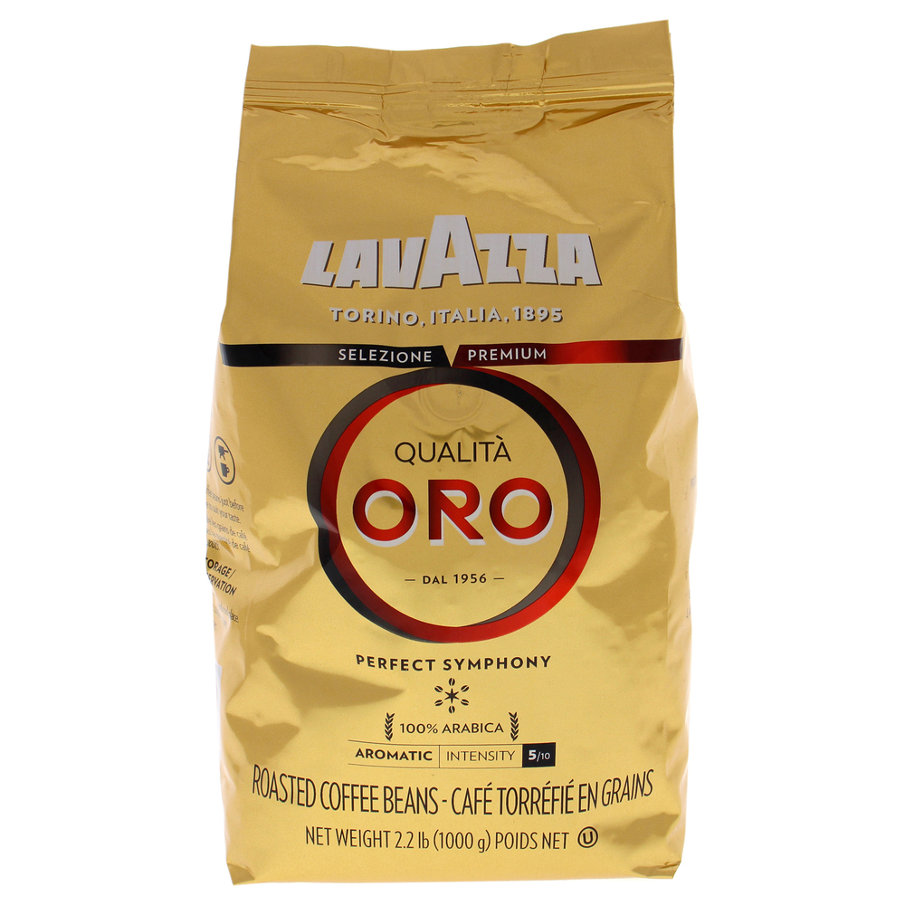 Qualita Oro Coffee Roast Whole Bean Coffee by Lavazza for Unisex-35.2 oz Coffee